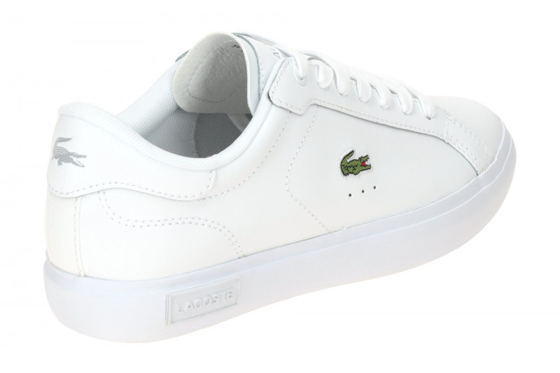 Lacoste Powercourt Schuhe Sneakers weiß Damen Original 0086