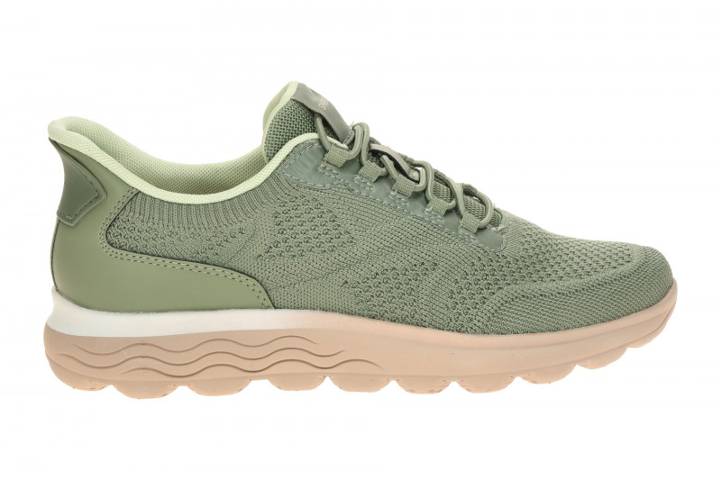 Geox Spherica Sneaker Schuhe grün olive Damen FASTin D657MD