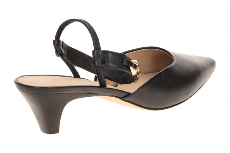 Peter Kaiser Sling Pumps schwarz Kitten Heel 79505