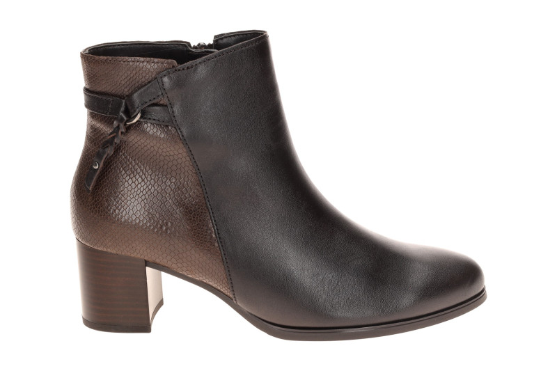 Gabor Stiefelette Ankle Boots braun Schlangenmuster 8053.01.004