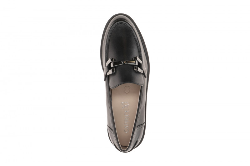 Caprice Schuhe Slipper schwarz Loafer Nappa 24200