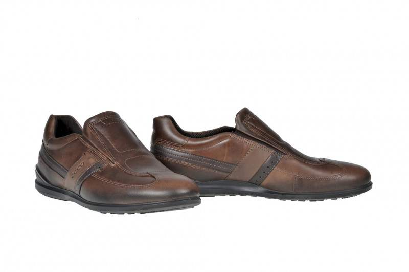 Ecco Chander Slipper in dunkelbraun