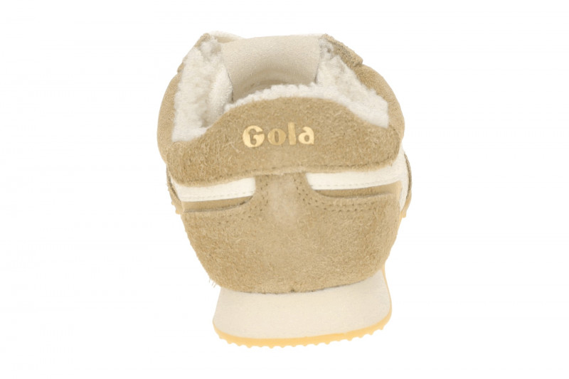 Gola Sprinter Damen Sneakers Schuhe beige Warmfutter CLB913
