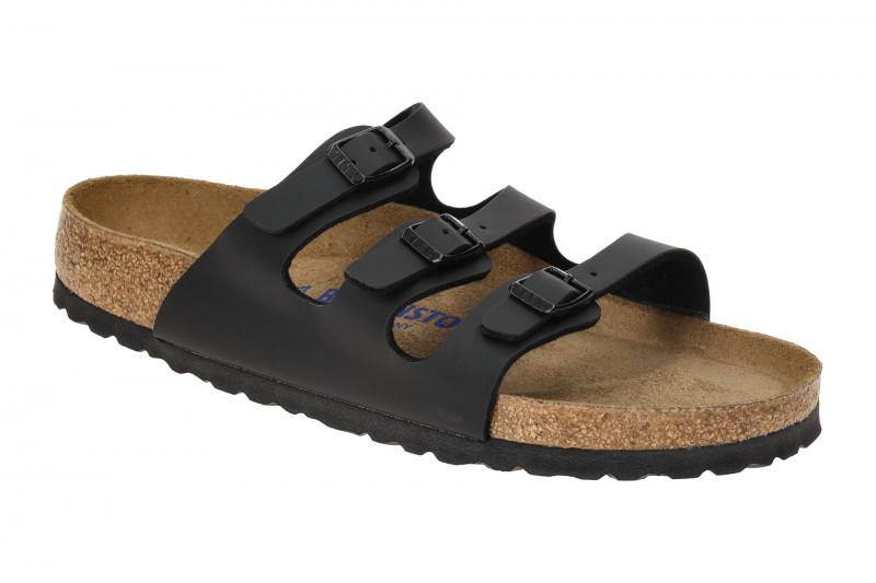 Birkenstock Florida Pantolette schwarz Normal-Weit 53011