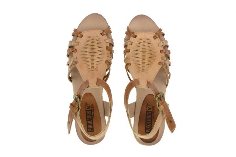 Pikolinos Cullera - Keil Sandale - nude beige - 976-8112