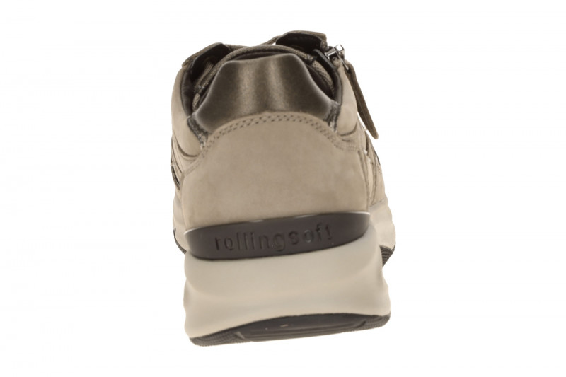 Gabor RollingSoft Schuhe grau fango Nubuck 0103.01.004