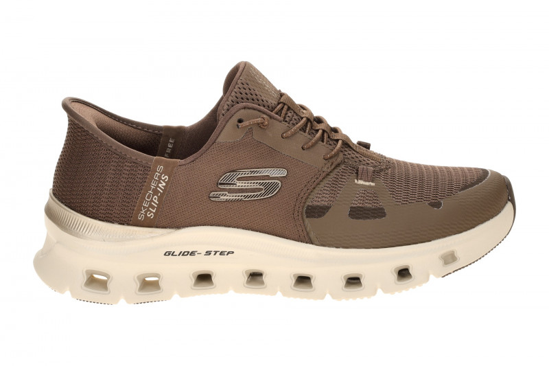 Skechers Glide Step Schuhe braun Damen SLIP INS 150438