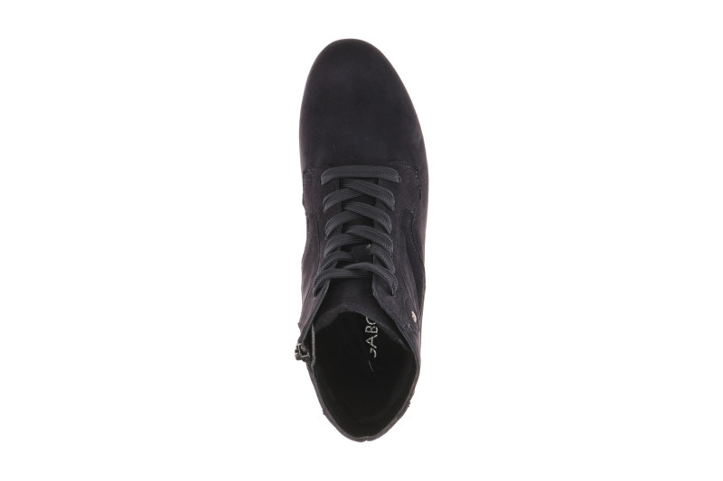 Gabor Stiefelette Ankle Boots blau Samt H-Weite 8031.04.002