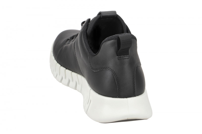 Ecco Gruuv Schuhe schwarz weiß Herren Sneakers 525204