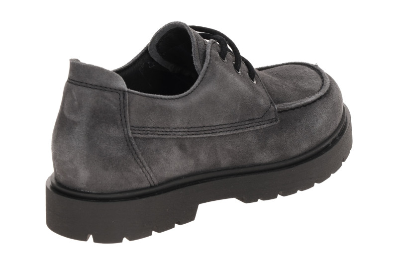 Birkenstock Highwood Moc Schuhe grau Mokassin Schmal-Weit 1032702