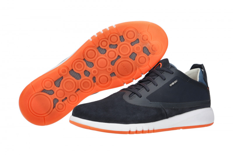 Geox Aerantis Sneaker Schuhe dunkelblau orange U027FA