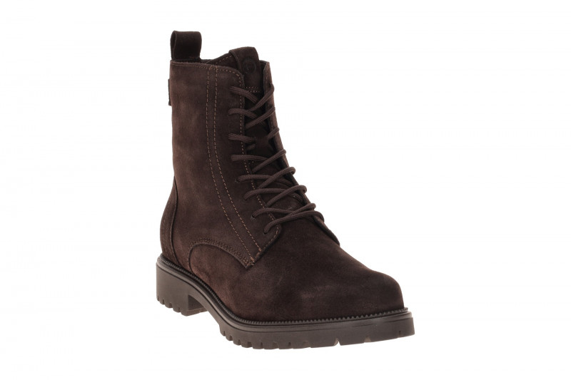 Tamaris Stiefel Boots braun mocca Velour 25402
