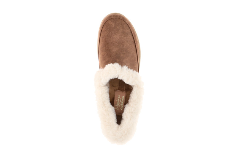 Skechers Cosy Escape Slipper Schuhe braun Slip Ins