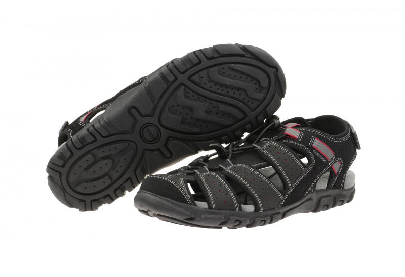 Geox Strada Sandale schwarz U6224B