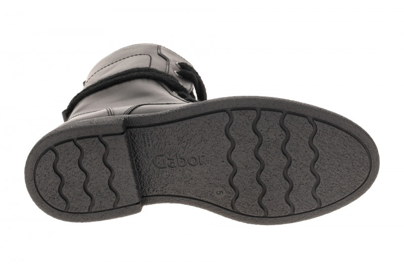 Gabor Stiefelette schwarz Woll-Zunge 71.742.27