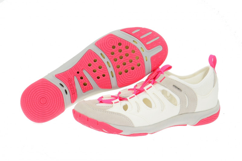Geox Xense Schuhe weiß pink