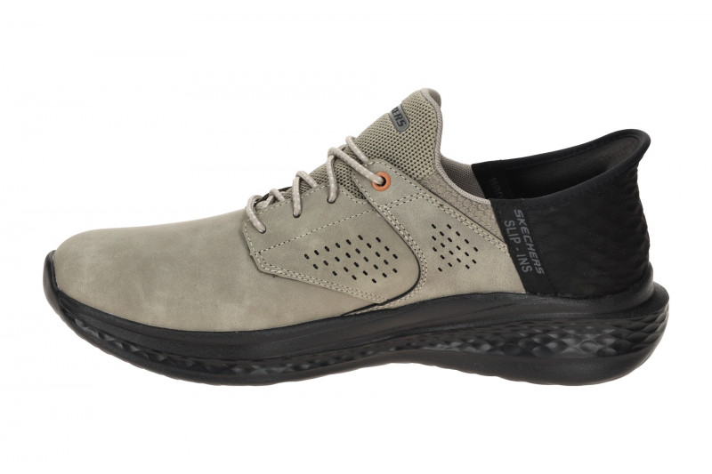 Skechers Slade Slipper Schuhe grau cement Slip-Ins 210890