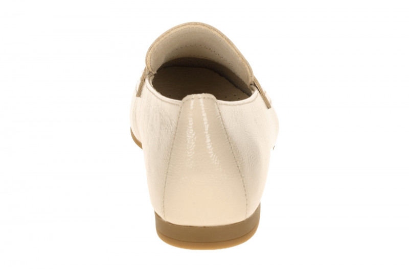 Gabor Schuhe Slipper beige Lack 85.213.92