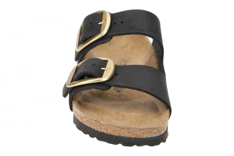 Birkenstock Arizona Big Buckle Pantolette schwarz SCHMAL 1023290