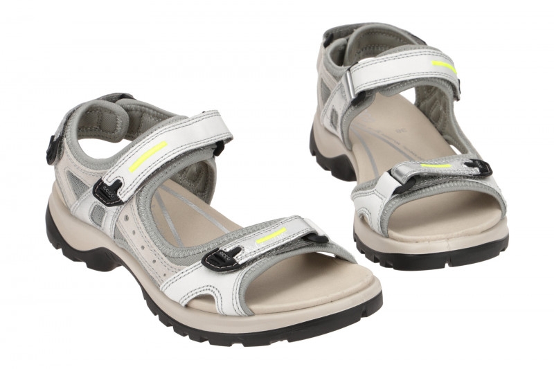 Ecco Offroad Damen Sandale grau silber multi