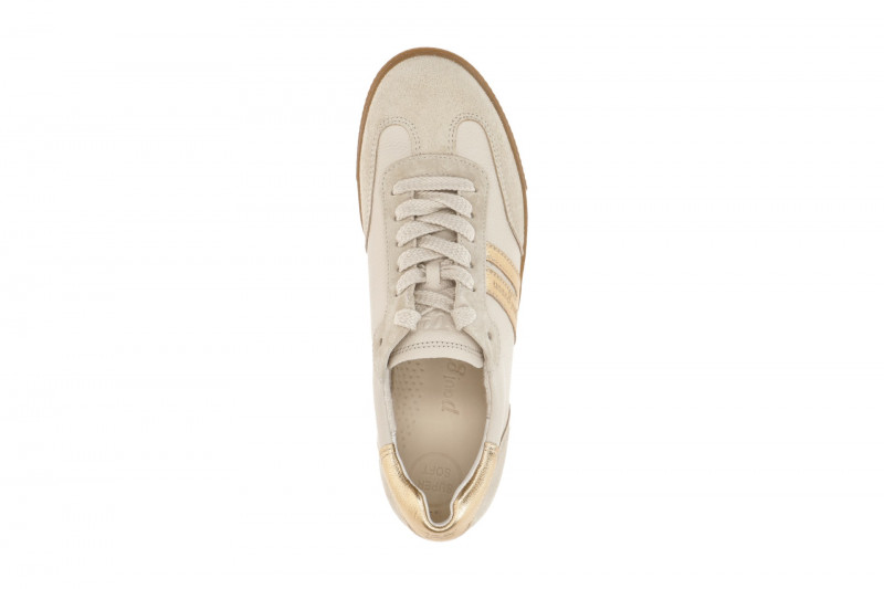 Paul Green Sneaker Schuhe beige gold 5350