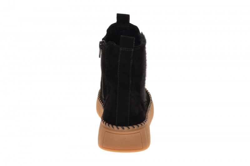 Gabor Stiefel schwarz braun Velour Plateau Boots 8014.01.005