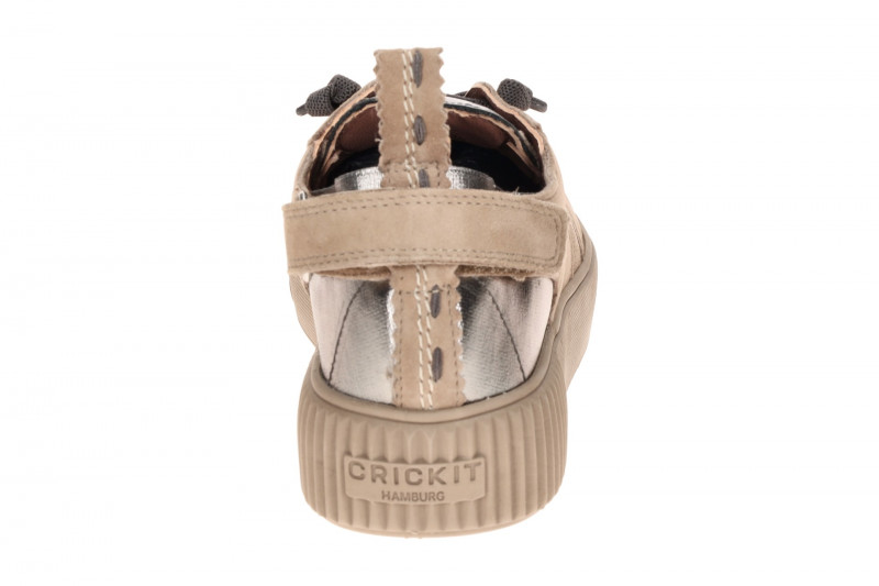 CRICKIT Paria Stretch Sneaker beige grau metallic