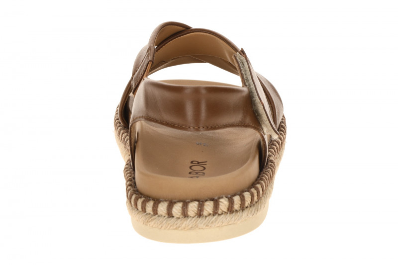 Gabor Kreuzriemchen Sandale braun Nappa 83.781.24