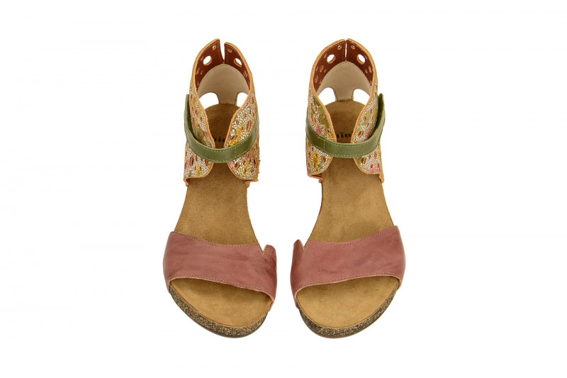 Think Traudi Sandalen braun grün effekt