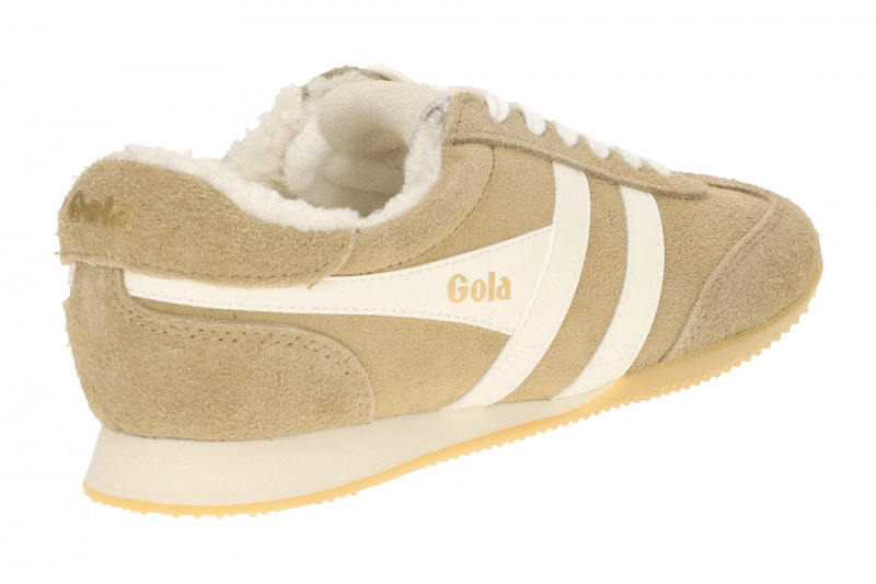 Gola Sprinter Damen Sneakers Schuhe beige Warmfutter CLB913