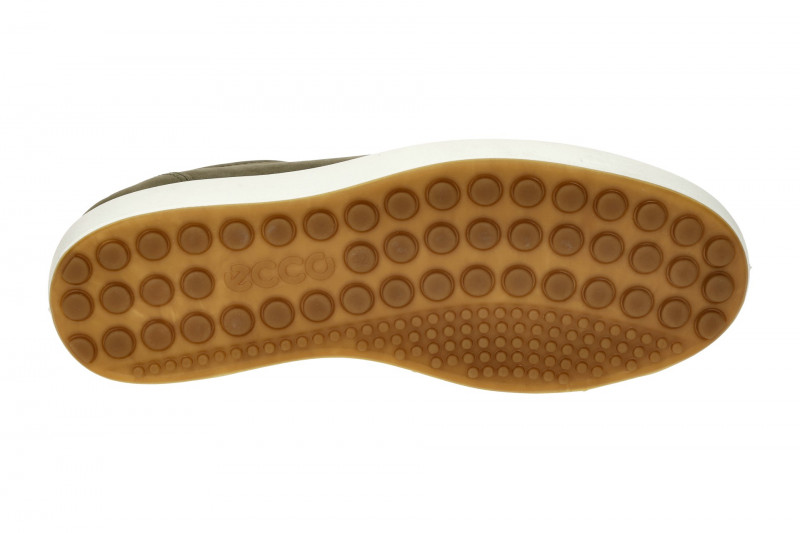 Ecco Soft 7 Schuhe dunkelgrün tarmac Nubuck Herren