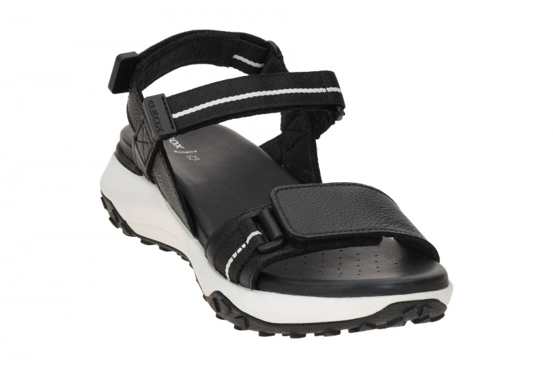 Geox Sorapis Sandalen Damen schwarz Grip D35TBB
