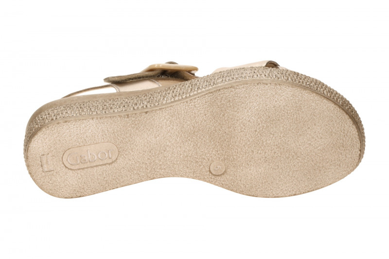 Gabor Plateau Sandale puder grau metallic 64.572.62