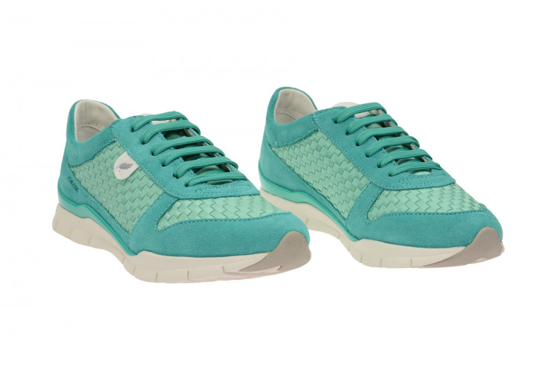 Geox Sukie Schuhe grün karo D52F2A