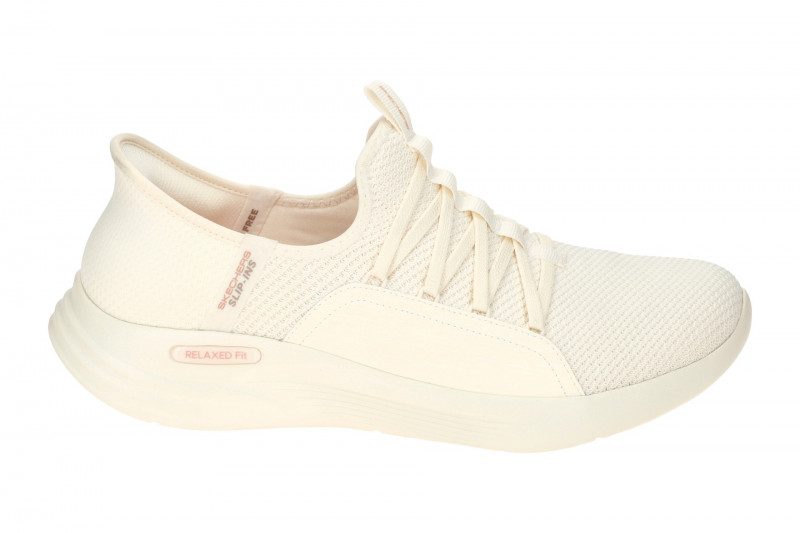 Skechers Relaxed Fit Schuhe Slipper beige Slip-Ins 150353
