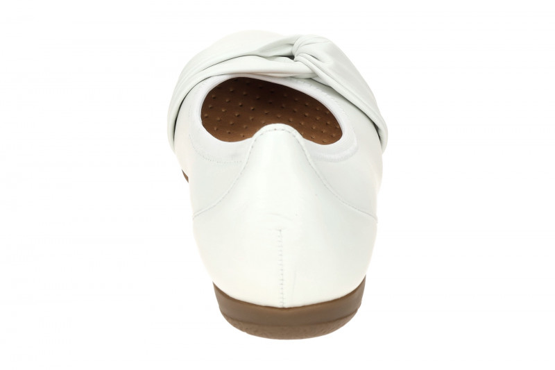 Gabor Ballerina weiß Leder Schlaufe 04.165.21