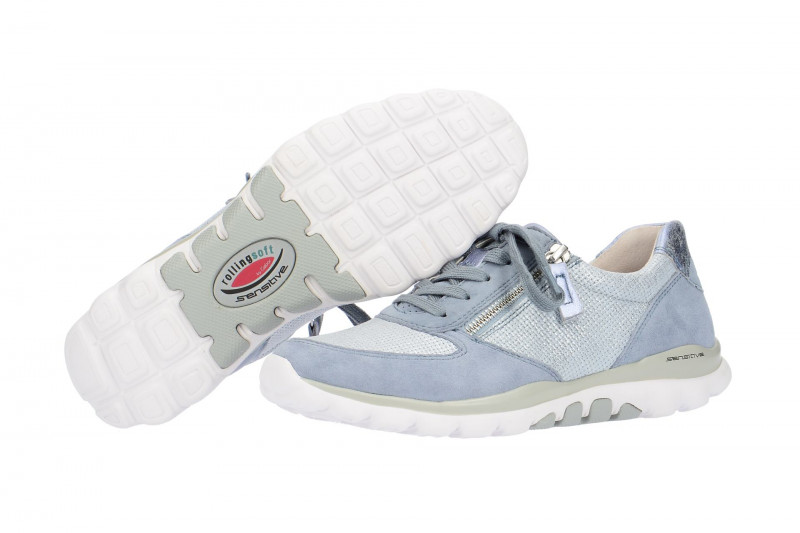Gabor RollingSoft Schuhe hell-blau cielo 86.968.36