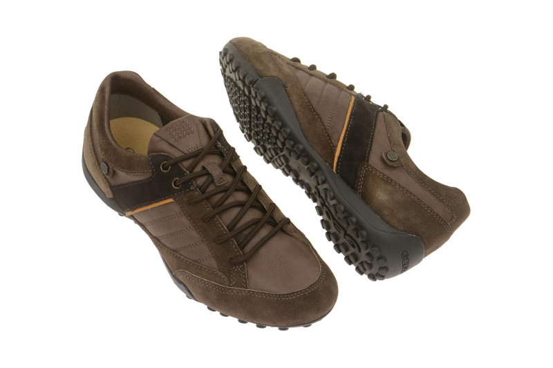 Geox Respira Snake B Sneakers in braun + dunkelbraun