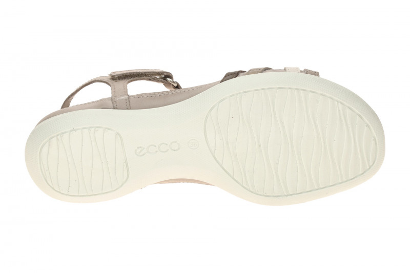 Ecco Flash Sandale grau metallic Kreuzriemen 244243