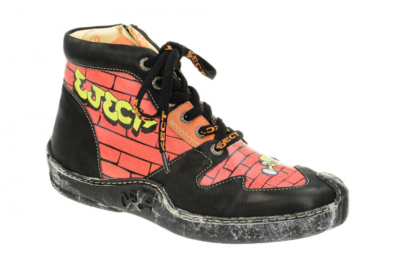 Eject Skat Stiefel schwarz orange 17293.002