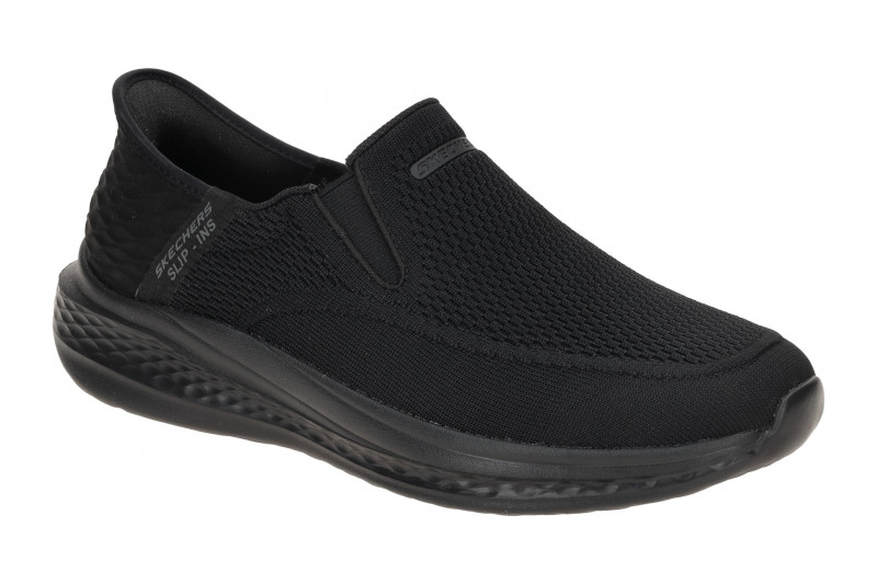 Skechers Slade Slipper Schuhe schwarz Slip-Ins 210811