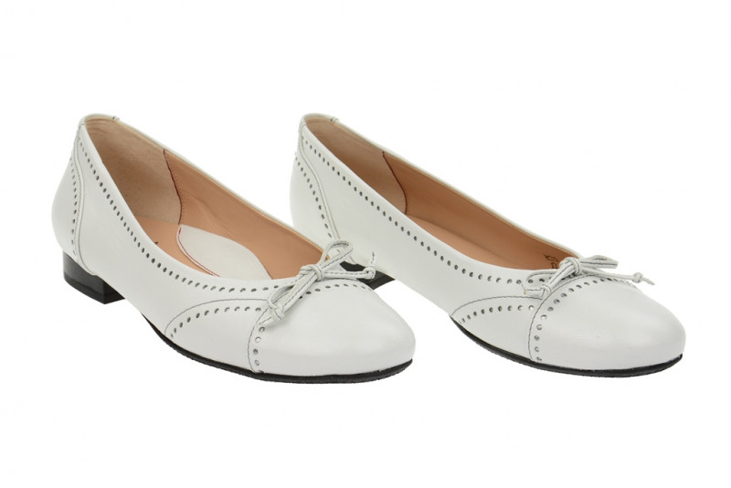 Sioux Maura Ballerinas weiß silber - 52881