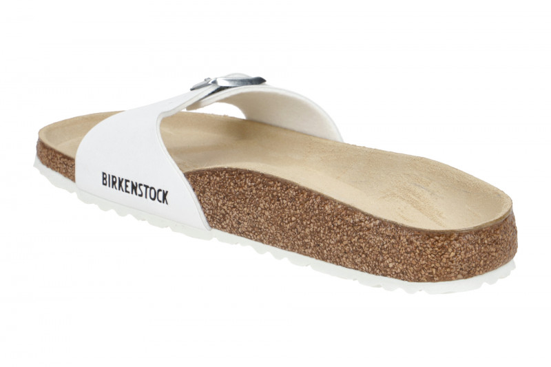 Birkenstock Madrid BS Pantolette weiß Schmal-Weit 40733
