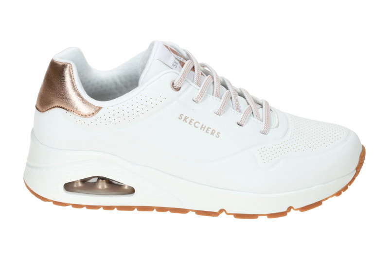 Skechers Uno Schuhe Slipper weiß Damen Sneakers 155196