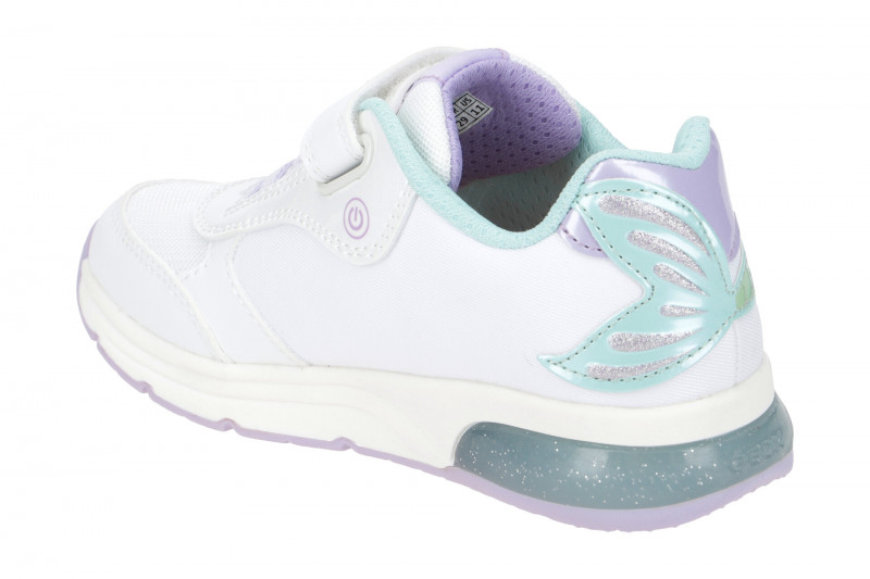 Geox Spaceclub Kinder Schuhe weiß Meerjungfrau