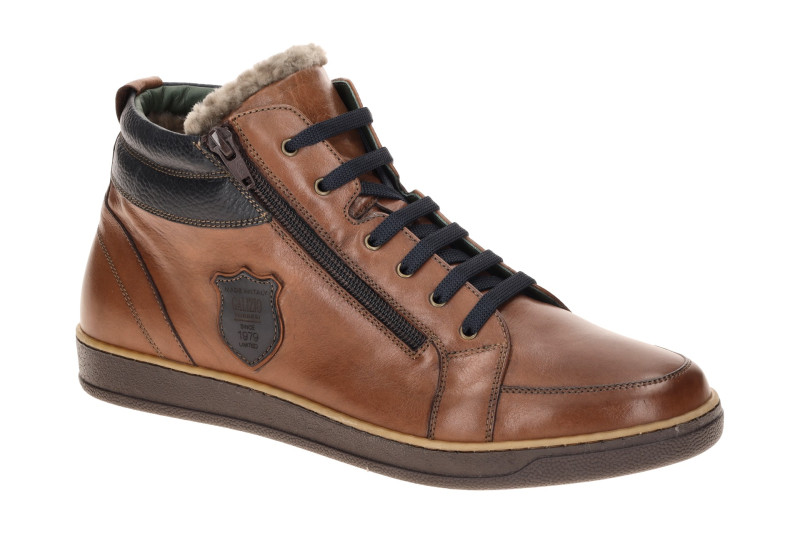 Galizio Torresi Winter Stiefelette braun Lammfell 323368