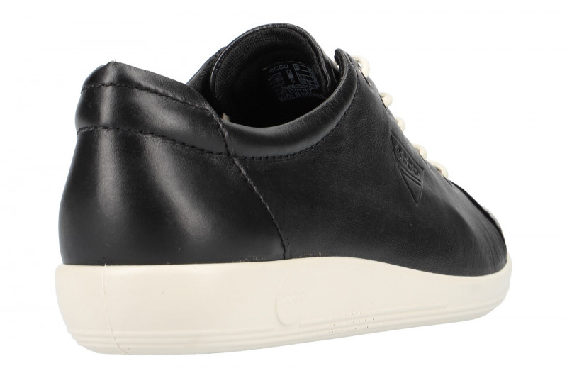 Ecco Soft 2 Schuhe schwarz weiß 20650301001