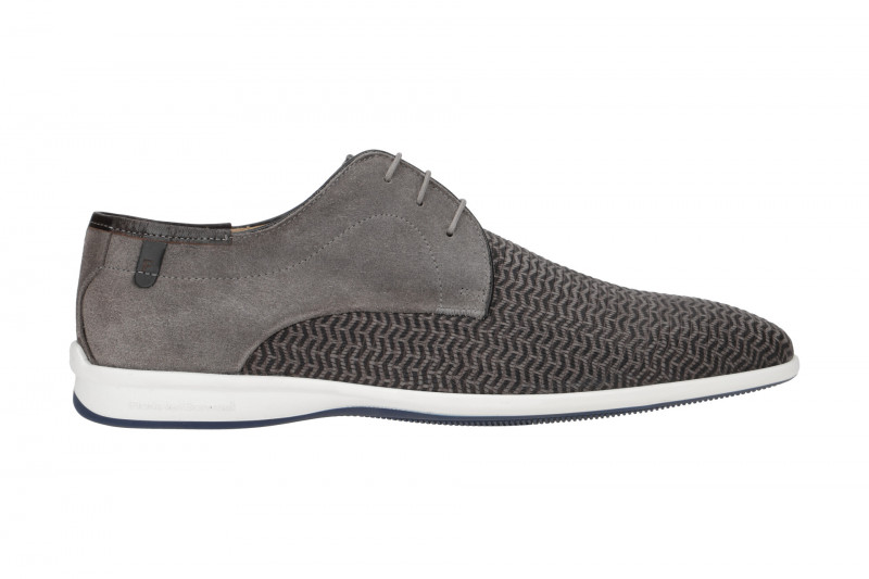 Floris van Bommel Schuhe grau Nubuck Lizar 18303