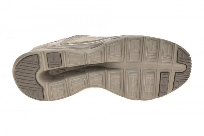 Skechers Go Walk Gliede Step Schuhe taupe braun SLIP-IN 125115
