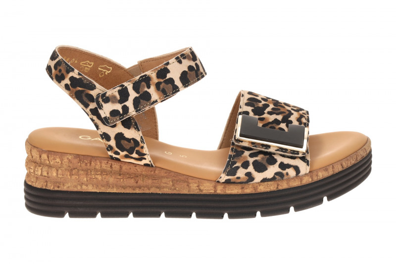 Gabor Keil Sandale braun schwarz Luchs 82.700.90